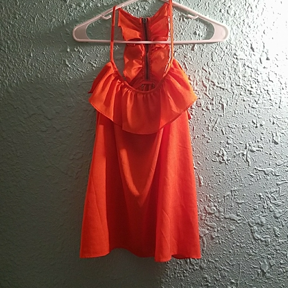 Ruffled tank